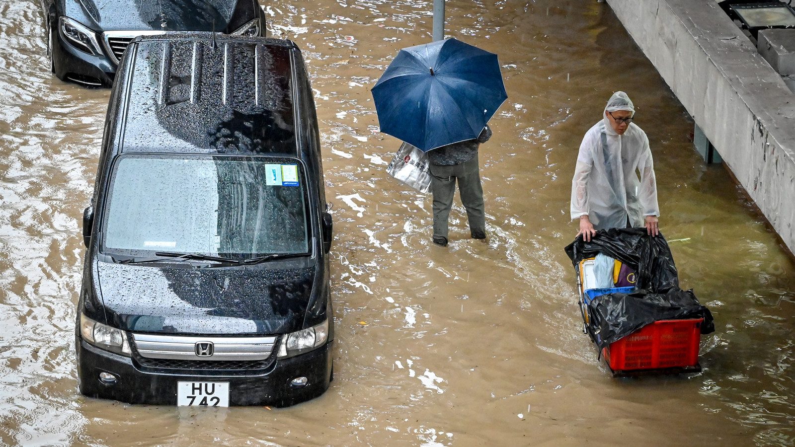 香港500年一遇的大雨：香港水浸深度分析